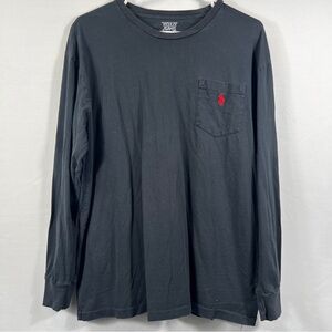 Polo Ralph Lauren Faded Blue Long Sleeve Shirt XL 0644